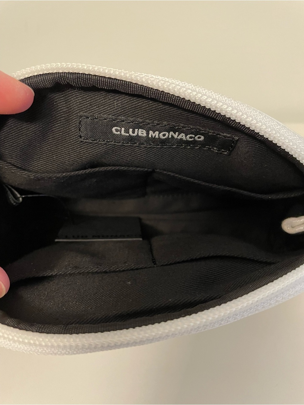 VTG NWT CLUB MONACO Roma Fabric Cosmetic Case - Picture 6 of 8